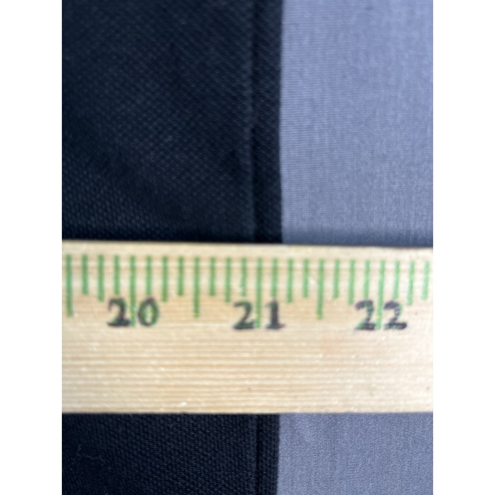 Lacoste Men's XL Cotton Polo Shirt Black Made In France - Picture 7 of 9